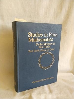 Bild des Verkufers fr Studies in Pure Mathematics: To the Memory of Paul Turn. zum Verkauf von Versandantiquariat Waffel-Schrder