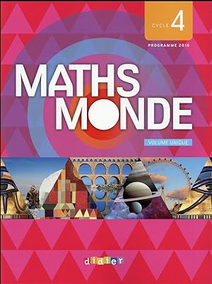 maths monde : mathématiques ; cycle 4