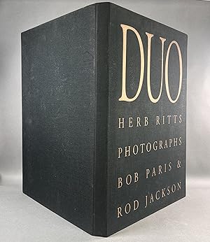 Seller image for Duo. Herb Ritts Photographs. [SIGNED BY RITTS] for sale by William Chrisant & Sons, ABAA, ILAB. IOBA, ABA, Ephemera Society