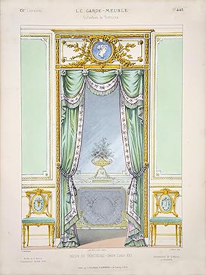 Le Garde meuble, Journal d'ameublement. Collection de sièges / de meubles / de tentures.