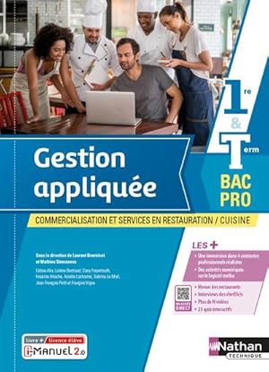 Bild des Verkufers fr gestion applique : 1re/terminale : bac pro cuisine : CSR : livre + licence lve (dition 2022) zum Verkauf von Chapitre.com : livres et presse ancienne