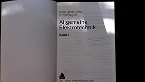 Seller image for Allgemeine Elektrotechnik, Bd. 1. Hanser-Lehrbuch. for sale by Antiquariat Bookfarm