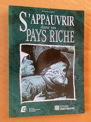 Seller image for S'appauvrir dans un pays riche for sale by Livresse