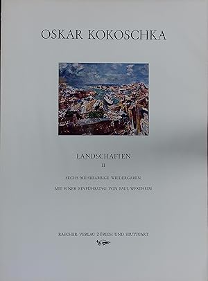 Bild des Verkufers fr Oskar Kokoschka. Landschaften II. Sechs mehrfarbige Wiedergaben. zum Verkauf von Antiquariat Bookfarm