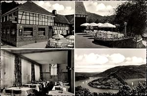 Bild des Verkufers fr Ansichtskarte / Postkarte Rurberg Simmerath in der Eifel, Hotel Pension Hrtgen, Inh. H. Lauscher, Panorama zum Verkauf von akpool GmbH