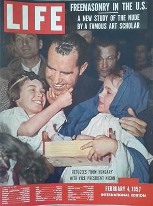Life International Magazine February 4,1957.Refugees from Hungary.
