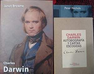 CHARLES DARWIN El viaje + AUTOBIOGRAFÍA Y CARTAS ESCOGIDAS + DARWIN CONTRA FITZROY (3 libros)