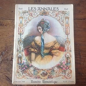 LES ANNALES Numéro ROMANTIQUE NOEL 1926