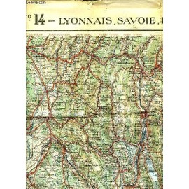 Seller image for Carte Routire N 14 Lyonnais, Savoie, Dauphin Taride 2022-796 Taride Be Xx for sale by Des livres et nous