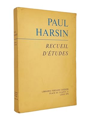Seller image for Recueil d'tudes for sale by Librairie Douin