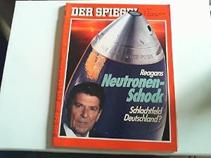 Bild des Verkufers fr Der Spiegel. 17.08.1981. 35. Jahrgang, Nr.34. August Das deutsche Nachrichtenmagazin. Titelgeschichte: Reagans Neutronen-Schock. Schlachtfeld Deutschland? zum Verkauf von Antiquariat im Schloss