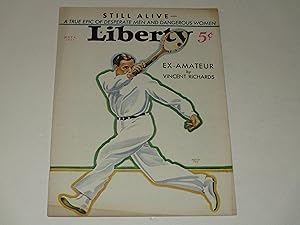 Image du vendeur pour July 8,1933 Liberty Magazine: Tennis Cover & Story - Still Alive - Dog Story - Struggles to the Death (Boxing) mis en vente par rareviewbooks