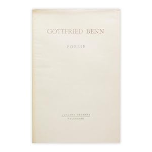 Gottfried Benn - Poesie