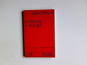 Seller image for Einfhrung in die Logik. Uni-Taschenbcher ; 34 for sale by Antiquariat Buchhandel Daniel Viertel