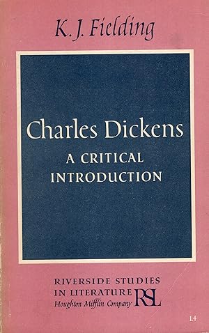 Imagen del vendedor de Charles Dickens, a Critical Introduction -- Riverside Studies in Literature (RSL 14) a la venta por A Cappella Books, Inc.