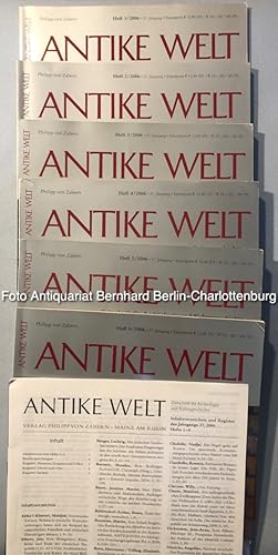 Antike Welt. Zeitschrift für Archäologie und Kulturgeschichte (Jahrgang 37, 2006; sechs Ausgaben ...