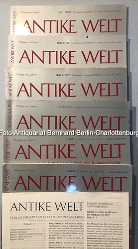 Antike Welt. Zeitschrift für Archäologie und Kulturgeschichte (Jahrgang 38, 2007; sechs Ausgaben ...