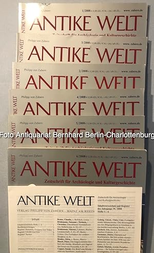Antike Welt. Zeitschrift für Archäologie und Kulturgeschichte (Jahrgang 39, 2008; sechs Ausgaben ...