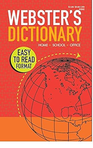 Bild des Verkufers fr Webster's Dictionary zum Verkauf von Reliant Bookstore