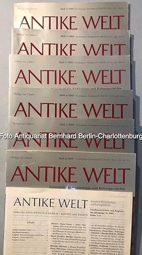 Antike Welt. Zeitschrift für Archäologie und Kulturgeschichte (Jahrgang 36, 2005; sechs Ausgaben ...