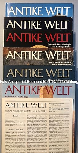 Antike Welt. Zeitschrift für Archäologie und Kulturgeschichte (Jahrgang 29, 1998; sechs Ausgaben ...