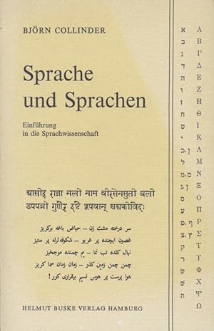 Seller image for Sprache und Sprachen. Einfhrung in die Sprachwissenschaft. for sale by Antiquariat Kaner & Kaner GbR