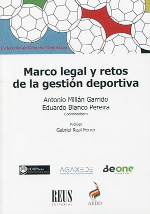 Immagine del venditore per Marco legal y retos de la gestin deportiva venduto da Vuestros Libros