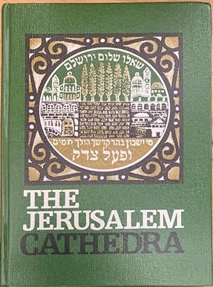 Immagine del venditore per The Jerusalem Cathedra. Studies in the History, Archeology, Geography and Ethnography of the Land of Israel. 2 venduto da Erik Oskarsson Antikvariat