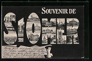 Image du vendeur pour Carte postale Saint-Omer, Siebzehn Ansichten aus dem Ort du lieu insres dans la typographie vom Ortsnamen mis en vente par Bartko-Reher