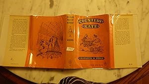 Imagen del vendedor de Countess Kate By Charlotte M. ( MARY ) Yonge. Looking Glass Library #17 in Salmon & B/W Illustrated Dustjacket OF BOY WITH KNIFE CHASING GIRL AROUND TABLE UPTURNED CHAIRS, Inner DJ Flap $1.95 , Began when Kate Umfraville, An Orphan, who Unexpectedly Inherited a Title a la venta por Bluff Park Rare Books