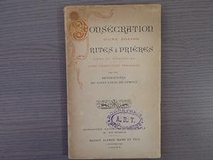 Seller image for CONSECRATION d'une EGLISE. Rites et Prires tirs du Pontifical. for sale by Tir  Part