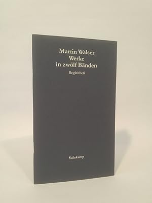 Imagen del vendedor de Martin Walser Werke in zwlf Bnden. Begleitheft a la venta por ANTIQUARIAT Franke BRUDDENBOOKS