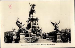 Ansichtskarte / Postkarte Buenos Aires Argentinien, Monumento al General San Martin