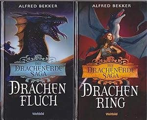Die DrachenErde-Saga (3 Bände) Drachenfluch. Drachenring. Drachenthron.