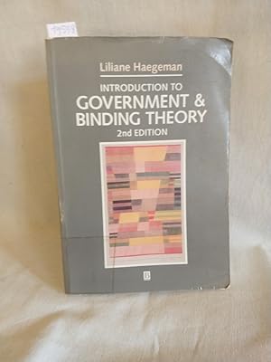 Introduction to Government and Binding Theory. (= Blackwell Textbooks in Linguistics, 1).