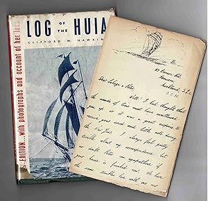 Bild des Verkufers fr Log of the Huia: A Record of the Schooner 1894-1951 [Signed with letter & sketch by author] zum Verkauf von Muir Books -Robert Muir Old & Rare Books - ANZAAB/ILAB