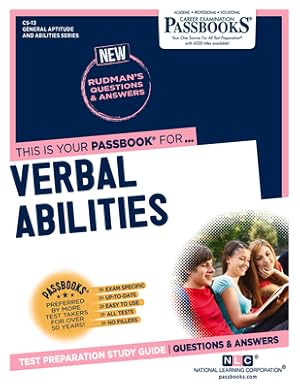 Immagine del venditore per Verbal Abilities (CS-13): Passbooks Study Guide (Paperback or Softback) venduto da BargainBookStores