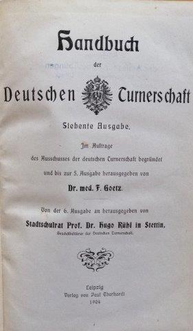 Handbuch der Deutschen Turnerschaft. 7. Ausgabe.
