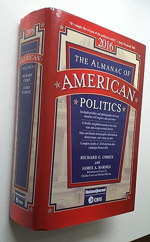 Bild des Verkufers fr The Almanac of American Politics 2016 zum Verkauf von Mr Mac Books (Ranald McDonald) P.B.F.A.