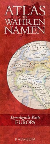 Bild des Verkufers fr Atlas der Wahren Namen, Etymologische Karte Europa zum Verkauf von Smartbuy