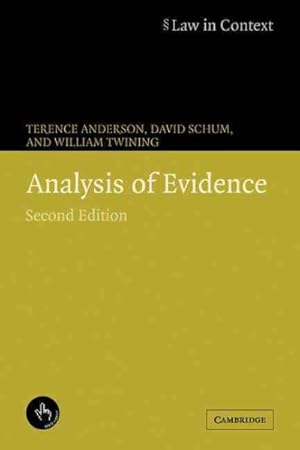 Bild des Verkufers fr Analysis of Evidence zum Verkauf von GreatBookPrices