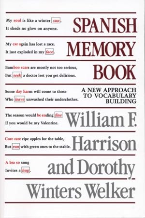 Immagine del venditore per Spanish Memory Book : A New Approach to Vocabulary Building venduto da GreatBookPrices