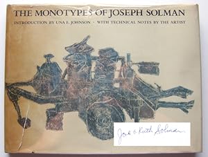 Seller image for The Monotypes of Joseph Solman for sale by Hang Fire Books