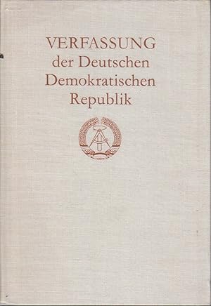 Image du vendeur pour Verfassung der Deutschen Demokratischen Republik vom 6. April 1968. mis en vente par Bcher bei den 7 Bergen