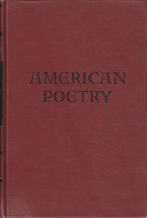 An Anthology of American Poetry : Lyric America 1630 - 1941.