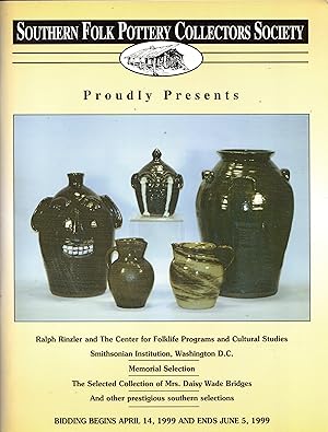 Southern Folk Pottery Collectors Society Absentee Auction, Sale 13, June 5, 1999