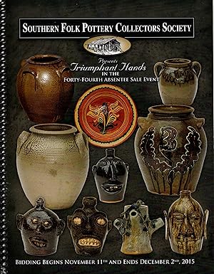 Southern Folk Pottery Collectors Society Absentee Auction, Sale 44, December 2, 2015