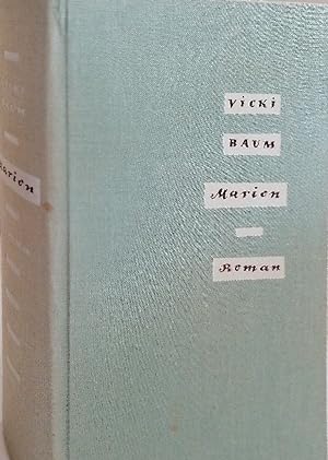 Bild des Verkufers fr Marion : Roman. Vicki Baum. bers. von Fritz u. Li Zielesch zum Verkauf von Buchhandlung Loken-Books