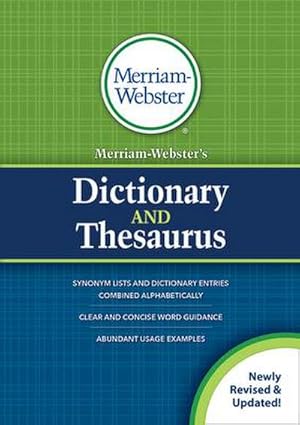Seller image for MerriamWebster's Dictionary and Thesaurus for sale by AHA-BUCH GmbH