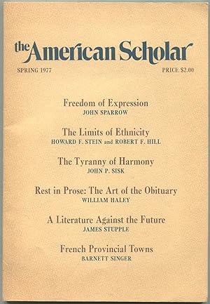 Image du vendeur pour The American Scholar - Volume 46, Number 2, Spring, 1977 mis en vente par Between the Covers-Rare Books, Inc. ABAA